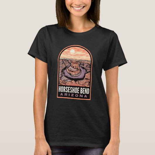 Horseshoe Bend Arizona Tシャツ (正面)
