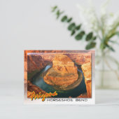 Horseshoe Bend near Page （アリゾナ） ポストカード (スタンド正面)