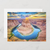 Horseshoe Bend、Page、アリゾナ ポストカード (正面/裏面)