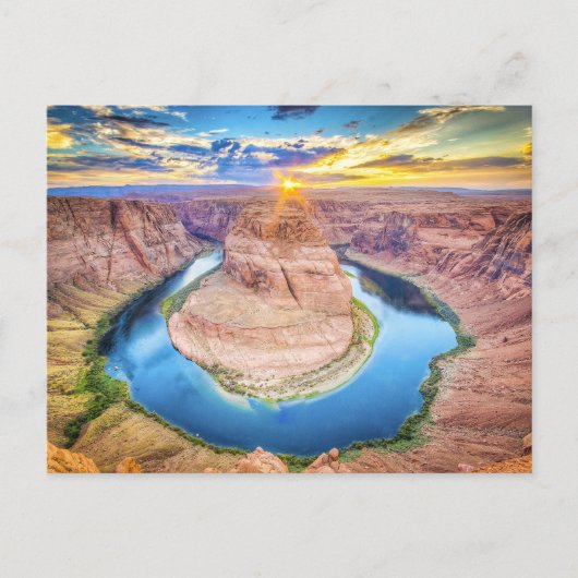 Horseshoe Bend、Page、アリゾナ ポストカード (正面)