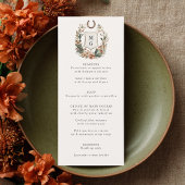 Horseshoe Cactus Western Country Crest Wedding  メニュー