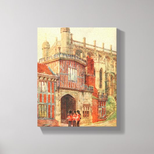 Horseshoe Cloisters, Windsor Castle，イギリス キャンバスプリント (正面)