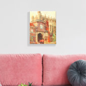 Horseshoe Cloisters, Windsor Castle，イギリス キャンバスプリント (インサイチュ (リビング))