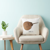 Horseshoe crab cartoon illustration クッション (椅子)