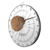 Horseshoe crab cartoon illustration ダーツボード (正面右)