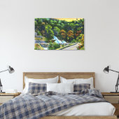 Horseshoe Curve View of Bastion滝 キャンバスプリント (インサイチュ (寝室))