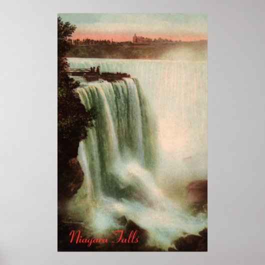 Horseshoe Falls at Niagara Poster ポスター (正面)