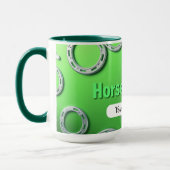 Horseshoe Luck Mug Custom マグカップ (左)