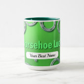 Horseshoe Luck Mug Custom マグカップ (中央)