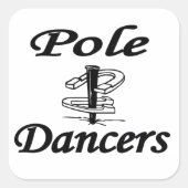 HorseShoe Pole Dancersスタンプ スクエアシール (正面)