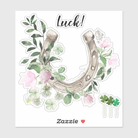 Horseshoe & Shamrocksシール シール (シート)