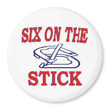 HorseShoes 3"マグネット – スティック上の6