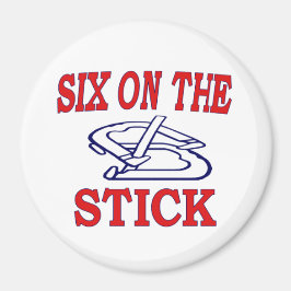 HorseShoes 3"マグネット – スティック上の6 マグネット