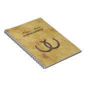 Horseshoes BG素朴の結婚Journal ノートブック (右側)