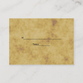 Horseshoes BG素朴エスコート動揺してカード プレイスカード (裏面)