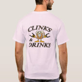 HorseShoes "Clinks"長袖アメリカンアパレル Tシャツ (裏面)