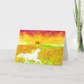 horsesunset カード