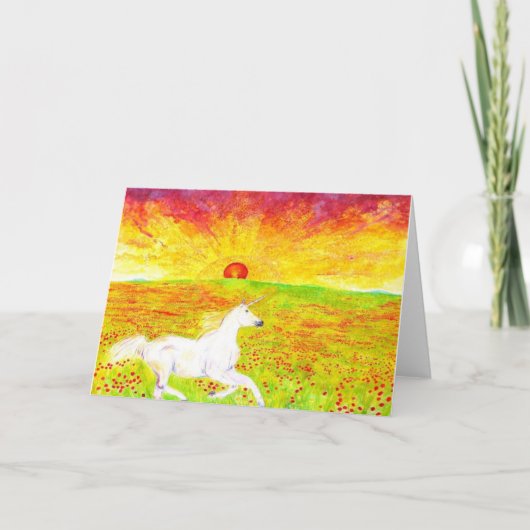 horsesunset カード (正面)