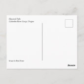 Horsetail滝、または ポストカード (裏面)