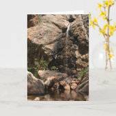 Horsetoothの滝 カード (黄色い花)