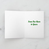 Horsey季節の挨拶 シーズンカード (内部)