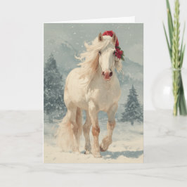  Horsey Christmas Greeting Card  シーズンカード