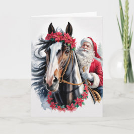  Horsey Christmas Greeting Card  シーズンカード