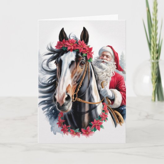  Horsey Christmas Greeting Card  シーズンカード (正面)