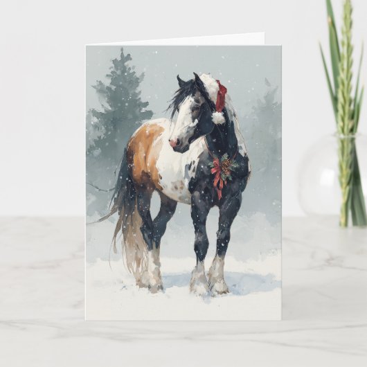  Horsey Christmas Greeting Card  シーズンカード (正面)