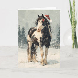  Horsey Christmas Greeting Card  シーズンカード