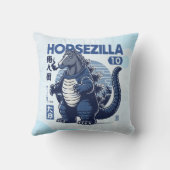Horsezilla Shirt | Giant Monster Horse Art | Epic  クッション (裏面)