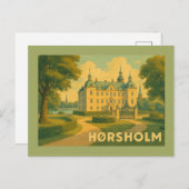 Hørsholm Denmark Church ポストカード (正面/裏面)