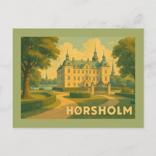 Hørsholm Denmark Church ポストカード (正面)