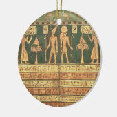 Horsieseの遅い期間(色彩の鮮やかな木)の石碑 セラミックオーナメント (左)