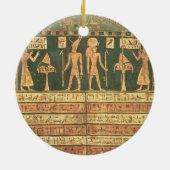 Horsieseの遅い期間(色彩の鮮やかな木)の石碑 セラミックオーナメント (裏面)