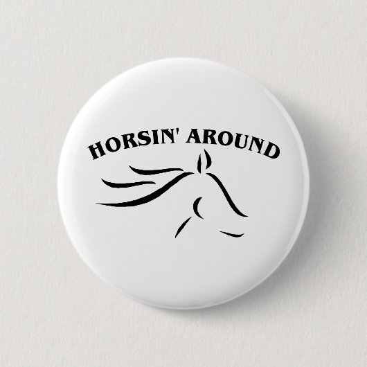 Horsin 缶バッジ (正面)
