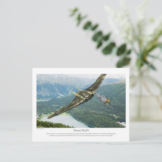Horten Ho229 ポストカード (スタンド正面)