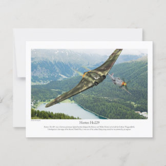 Horten Ho229 ポストカード