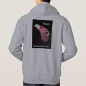 Hortenseのフード付きのスエットシャツ パーカ (裏面)