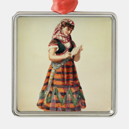 Hortenseシュナイダー メタルオーナメント (正面)