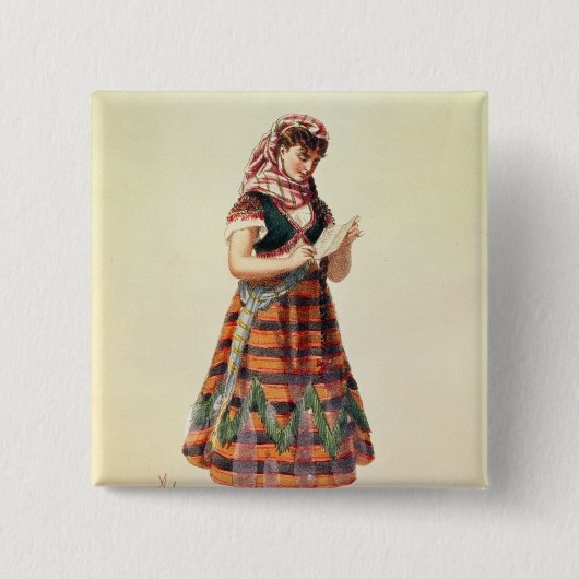 Hortenseシュナイダー 缶バッジ (正面)