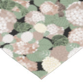  Hortensias Verdes y Pájaros テーブルクロス (アングル)