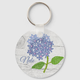 Hortensie, personalisiert キーホルダー