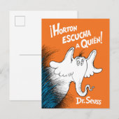 Horton Escucha A Quien Spanish Book Cover ポストカード (正面/裏面)