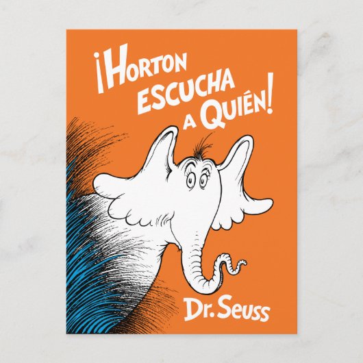 Horton Escucha A Quien Spanish Book Cover ポストカード (正面)
