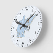 Horton Hears A Who | Horton Distressed ラウンド壁時計 (傾斜)