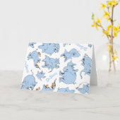 Horton Hears A Who Monkey Pattern カード (黄色い花)