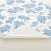 Horton Hears A Who Monkey Pattern シェルパブランケット (3/4)