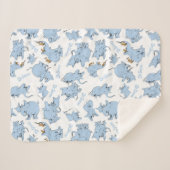 Horton Hears A Who Monkey Pattern シェルパブランケット (正面(横))