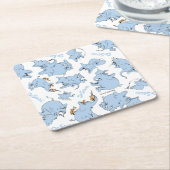 Horton Hears A Who Monkey Pattern スクエアペーパーコースター (アングル)